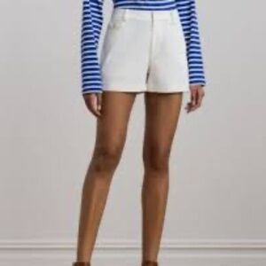Ralph Lauren Shorts Women's Sze 10 White 3" Inseam Cotton Preppy